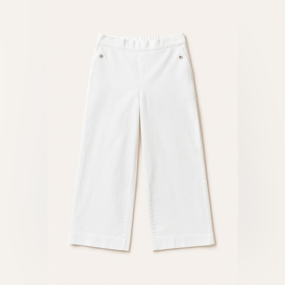 SPANX Pants - SPANX Ivory Ankle-Length Trousers